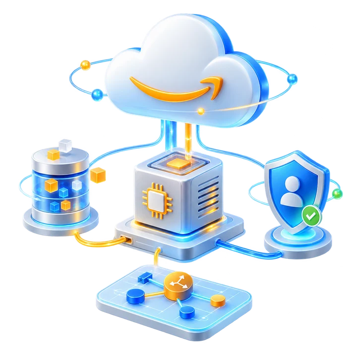 AWS cloud management for compute, storage, networking and identity resources