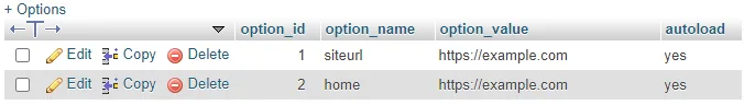 Change Site & Home URL of WordPress Website from phpMyAdmin and Command line