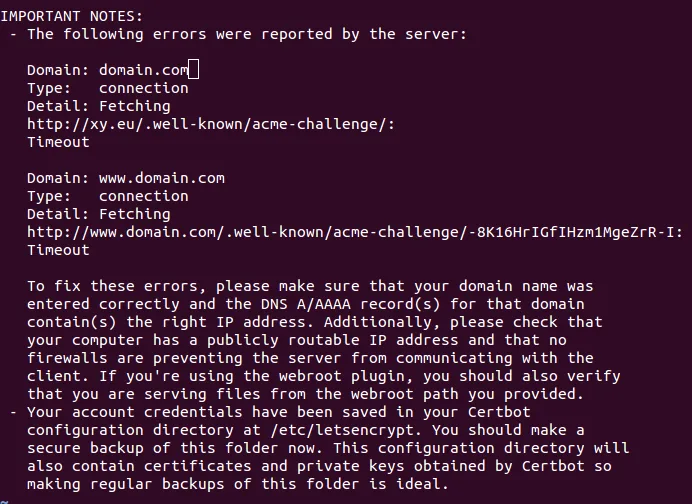 Python Lets encrypt ssl
