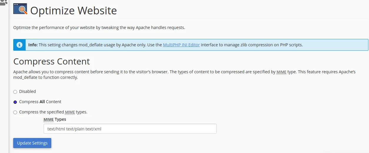 How to Optimize WordPress website on a cPanel server server administration guide