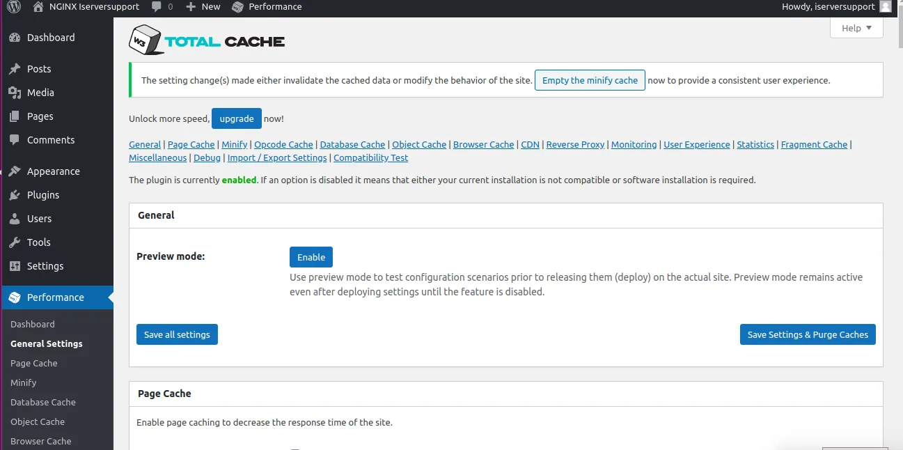 How to Optimize WordPress website on a cPanel server configuration example