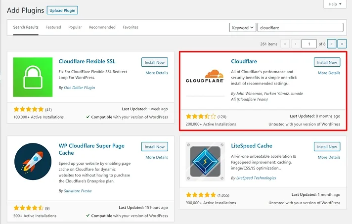 Setup Cloudflare for WordPress
