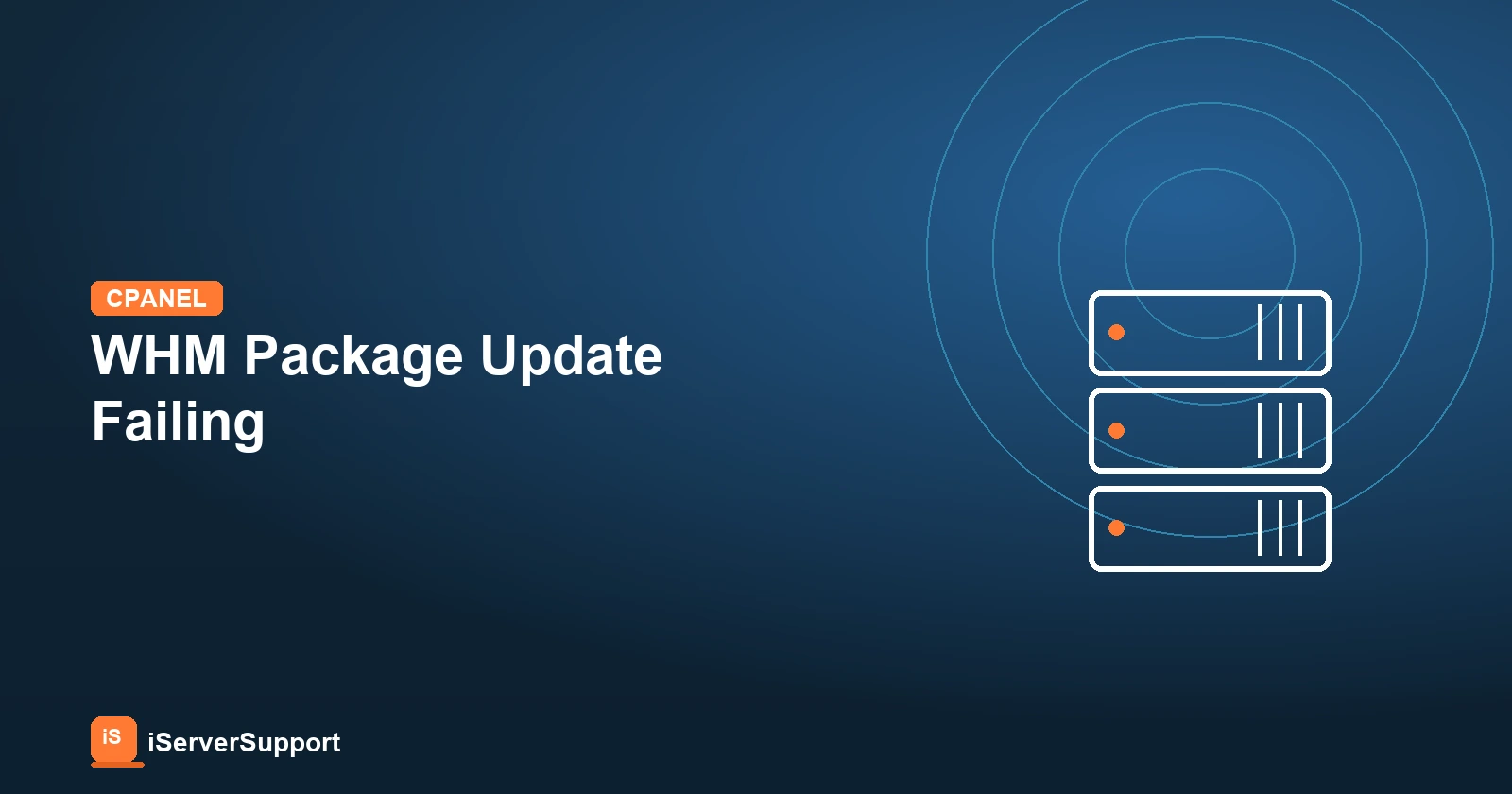 WHM cPanel update process being diagnosed from the server terminal