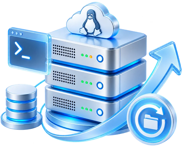 Server crash recovery for an unbootable Linux server using a safe recovery process